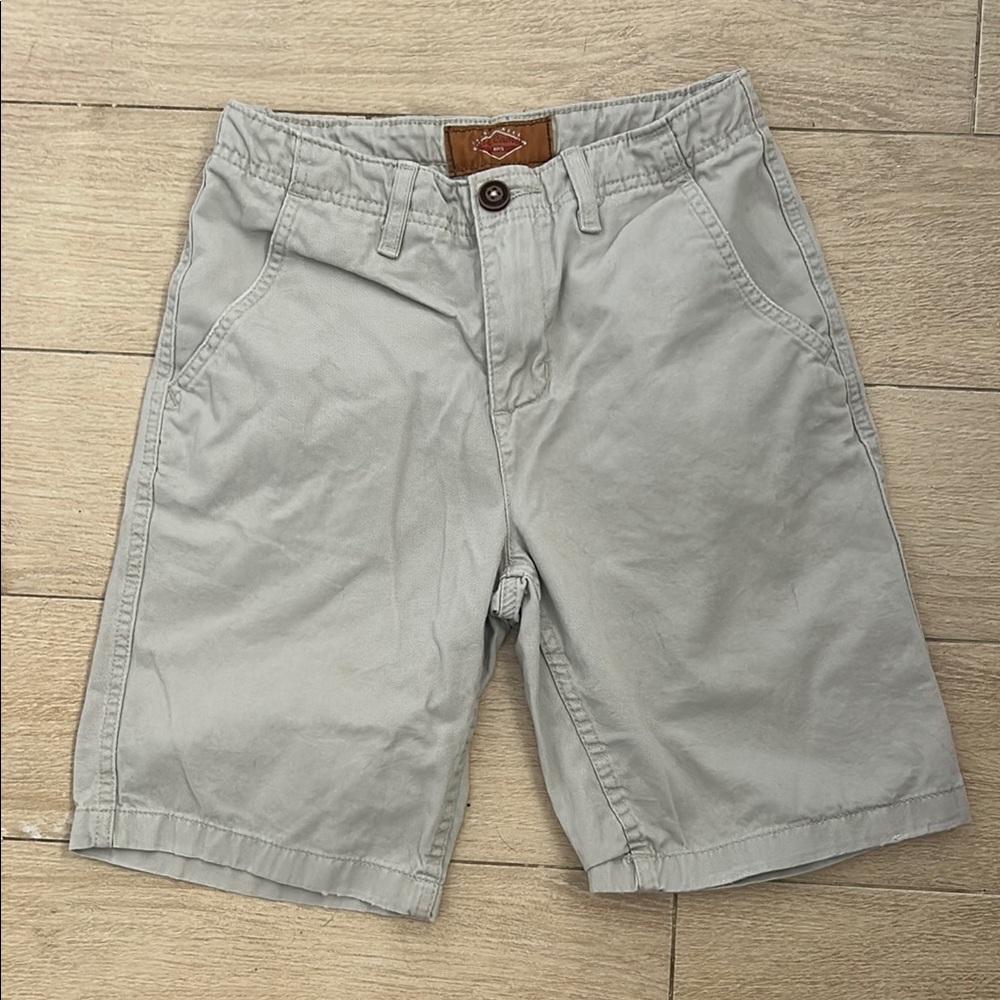 Red Camel Khaki Tan Boys Flat Front Shorts Meets School Uniform Standard Sz 14